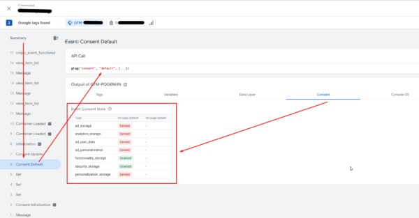 google consent mode v2 advance