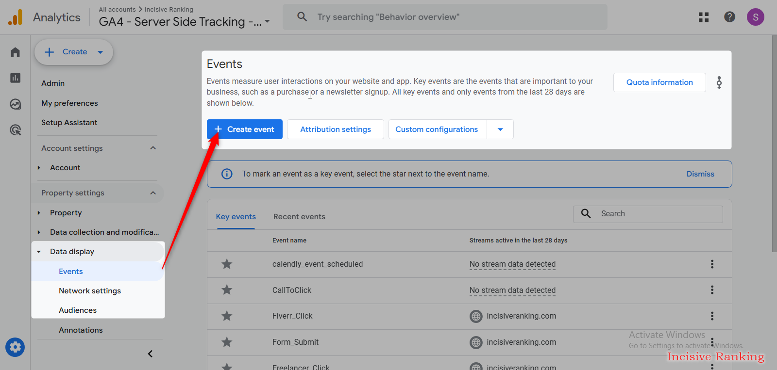 How to Send Custom Key Events to GA4 28 Contact Us Confirmation Screenshot