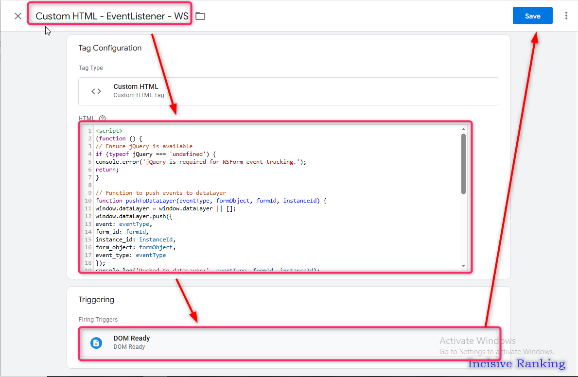 How to Track WS Form Submissions in GA4 Using Google Tag Manager 19