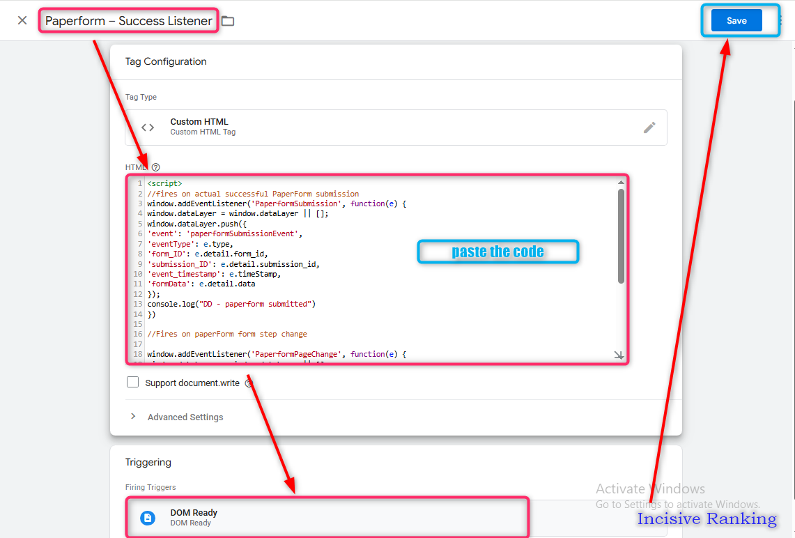 How to Track Paperform Submissions in GA4 Using Google Tag Manager 18