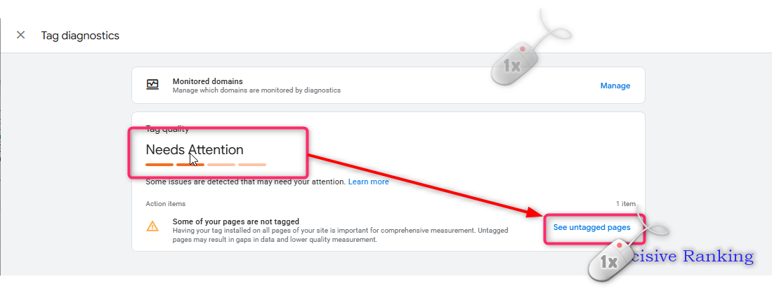 “Some of Your Pages Are Not Tagged” Warning in Google Tag Manager (GTM / GA4) 13
