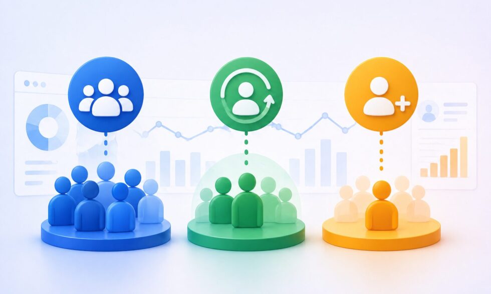 Total Users vs Active Users vs New Users in GA4